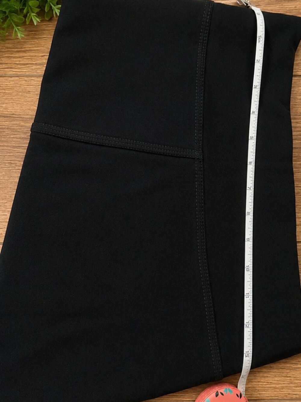Slim Factor by Investments Black High Rise Full Length Leggings Women's Medium - Picture 4 of 5